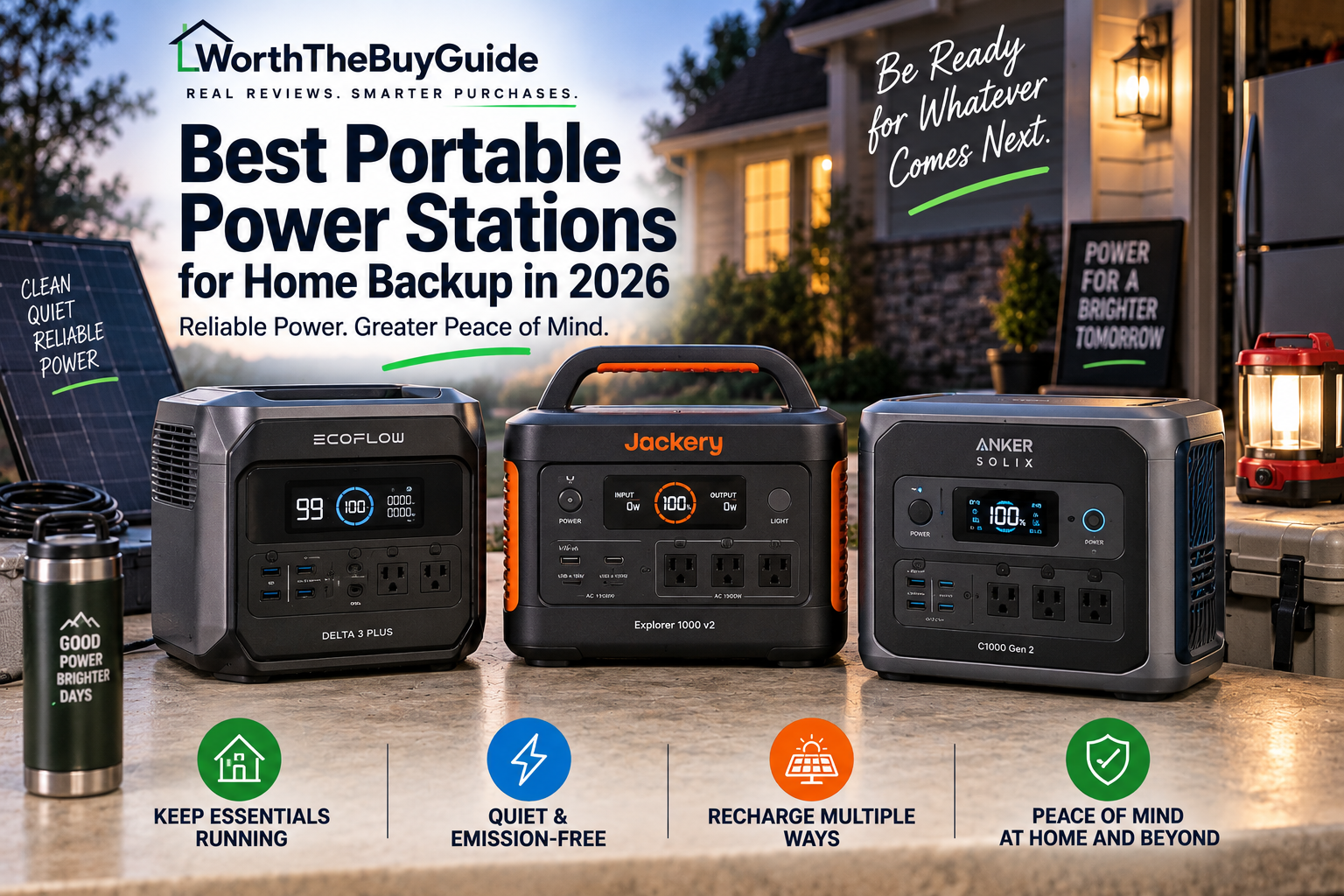 Best Portable Power Stations for Home Backup in 2026